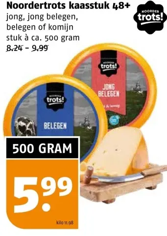 Aanbieding: Noordertrots kaasstuk 48+