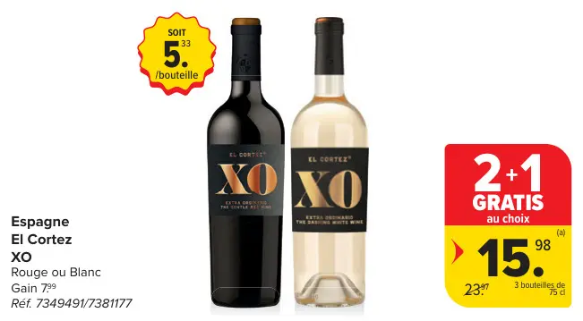 Offre: El Cortez XO