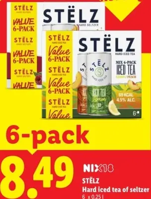 Aanbieding: Hard iced tea of seltzer