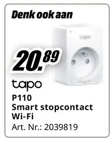 Promotie: P110 Smart stopcontact Wi-Fi