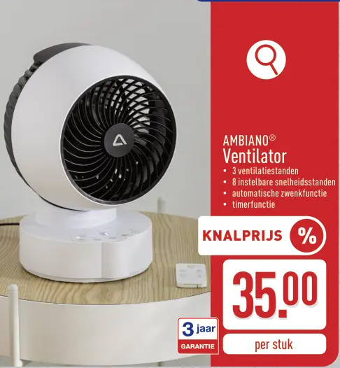 Promotie: Ventilator