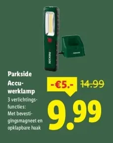Aanbieding: Accu-werklamp
