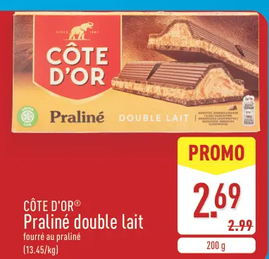Offre: Praliné double lait
