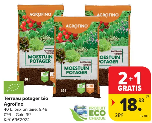 Offre: Terreau potager bio