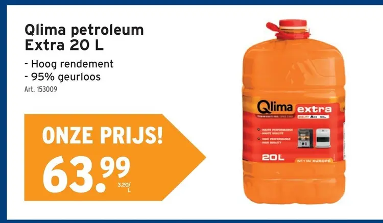 Promotie: Qlima petroleum Extra 20 L