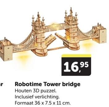 Aanbieding: Robotime Tower bridge
