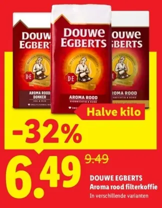 Aanbieding: Aroma rood filterkoffie