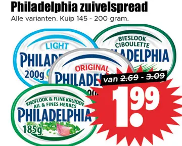 Aanbieding: Philadelphia zuivelspread