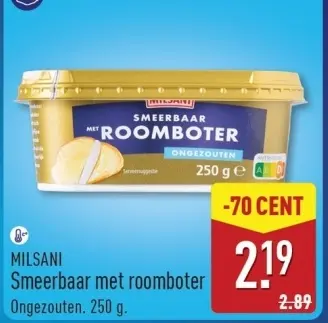 Aanbieding: Smeerbaar met roomboter Ongezouten