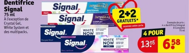Offre: Dentifrice Signal