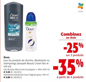 Offre: Gel douche Men+Care Eucalyptus + Mint