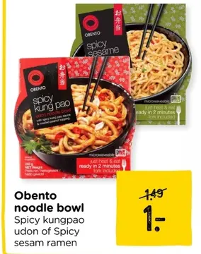 Aanbieding: Obento noodle bowl
