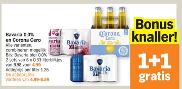 Aanbieding: Bavaria 0.0% en Corona Cero