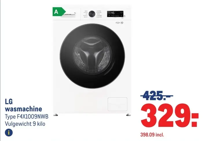 Aanbieding: wasmachine