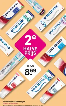 Aanbieding: Parodontax en Sensodyne