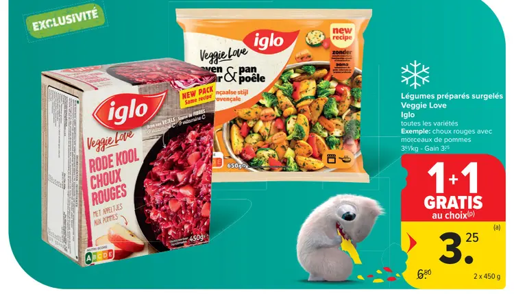 Offre: Légumes préparés surgelés Veggie Love