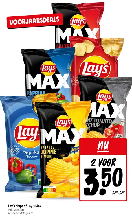 Aanbieding: Lay's chips of Lay's Max