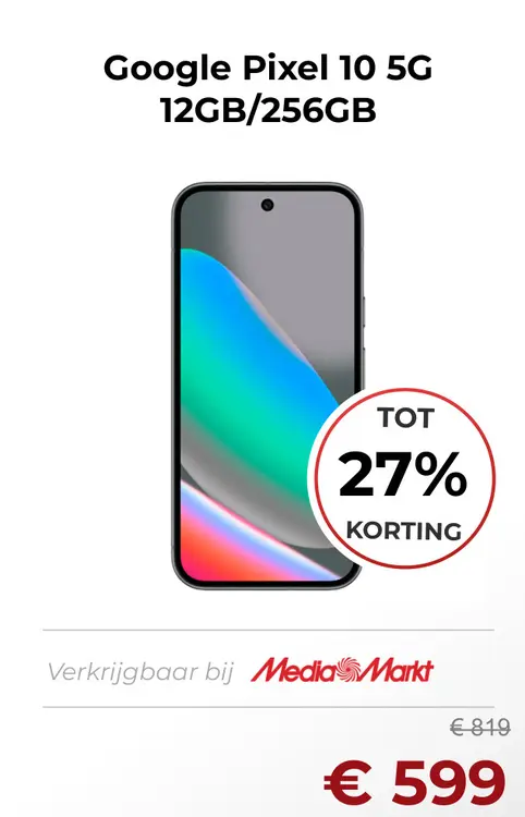 Aanbieding: Google Pixel 10 5G