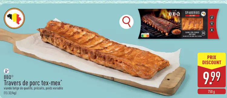 Offre: Travers de porc tex-mex