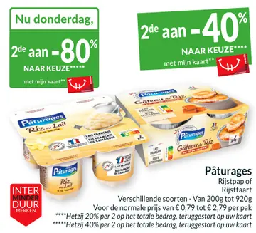 Aanbieding: Rijstpap of Rijsttaart