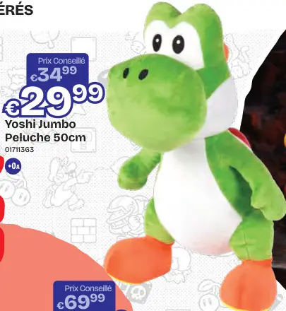 Offre: Yoshi Jumbo Peluche