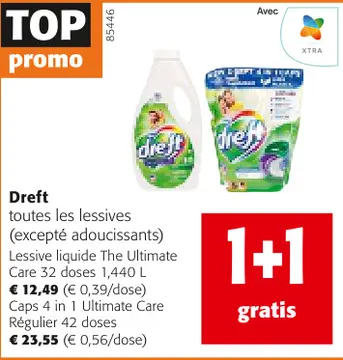 Offre: Dreft toutes les lessives (excepté adoucissan