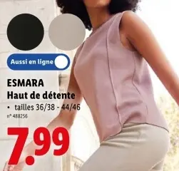 Offre: Haut de détente