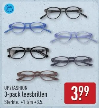 Aanbieding: 3-pack leesbrillen