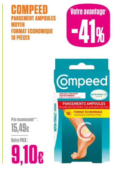 Offre: Pansement ampoules