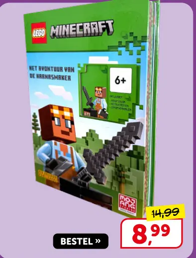 Promotie: Lego MINECRAFT het avontuur van de harnasmaker