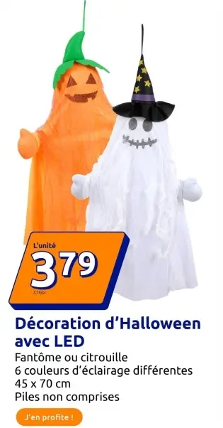 Offre: Décoration d'Halloween avec LED