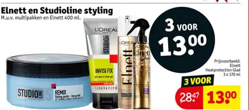 Aanbieding: Elnett en Studioline styling