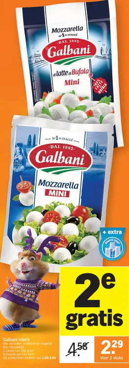 Promotie: Galbani mini's