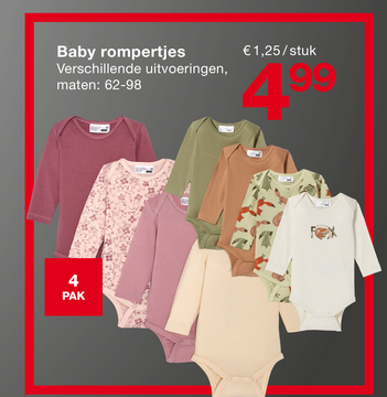 Aanbieding: Baby rompertjes