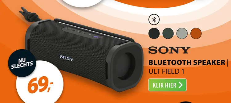 Aanbieding: Sony ULT Field 1 Zwart