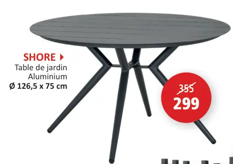 Offre: Table de jardin