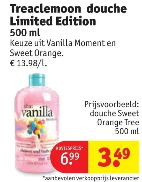 Promotie: douche Limited Edition