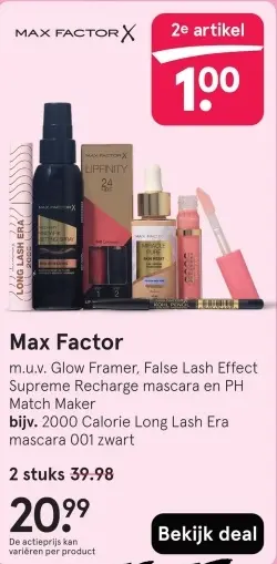 Aanbieding: Max Factor