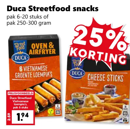 Aanbieding: Streetfood snacks