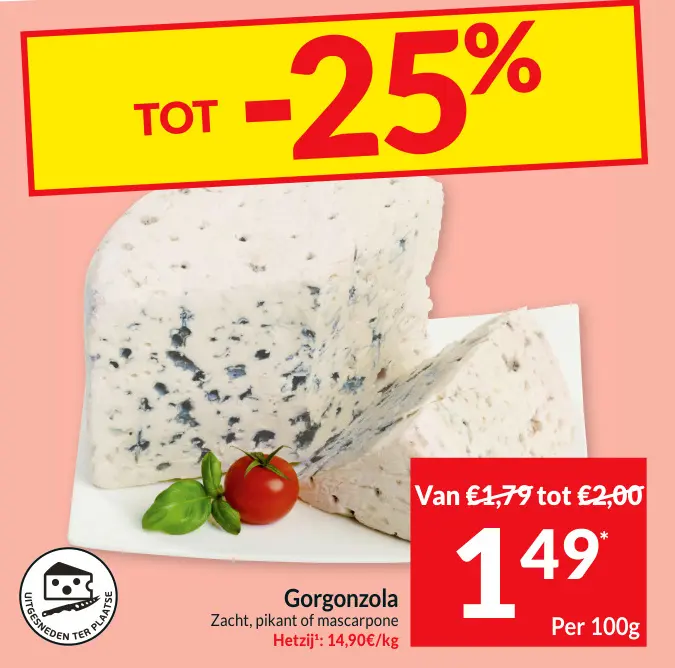 Promotie: Gorgonzola