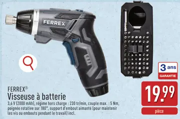 Offre: Visseuse à batterie