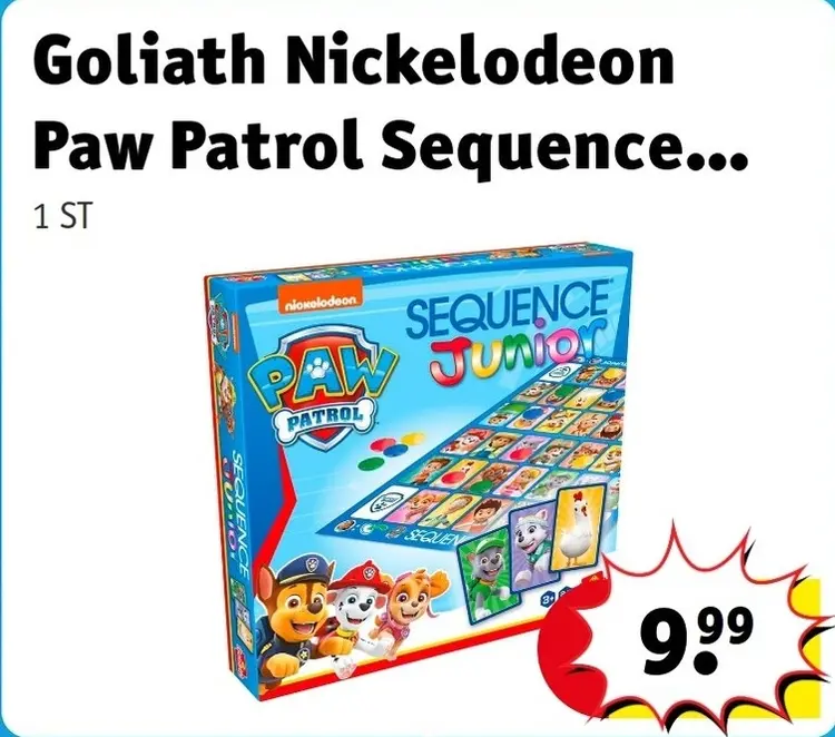 Aanbieding: Nickelodeon Paw Patrol Sequence Junior