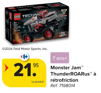 Offre: Monster Jam ThunderROARus à rétrofriction