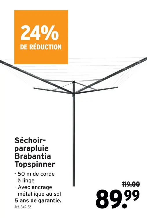 Offre: Séchoir-parapluie Topspinner