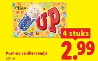 Aanbieding: Push-up vanille roomijs