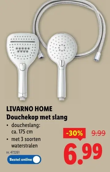 Promotie: Douchekop met slang