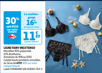 Aanbieding: LIGNE FAIRY INEXTENSO Microfibre  élasthanne 