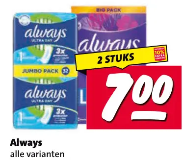 Aanbieding: Always