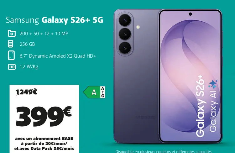 Offre: Galaxy S26+ 5G