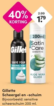 Aanbieding: Gillette Scheergel en -schuim